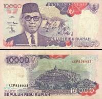 *10 000 Rupií Indonézia 1992-98, P131g UNC - Kliknutím na obrázok zatvorte -